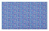 GugeABCmat Personalized Door Mats,Abstract Pattern with Various Different Triangular Shapes and Stars Geometric,Waterproof Shoes Scraper Entryway Rug 30" W X 18" L,Blue Grey White