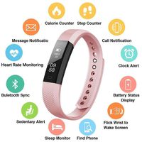 Kindsells Unisex Waterproof Digital Display Buckle Closure Smart Bracelet Health Wristband Smart Watches