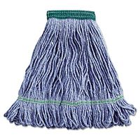 Boardwalk 502BLEA Super Loop Wet Mop Head, Cotton/Synthetic, Medium Size, Blue