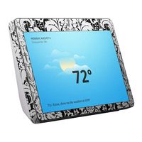 MightySkins Skin Compatible with Amazon Echo Show (2nd Gen) - Floral Retro | Protective, Durable, and Unique Vinyl Decal wrap Cover | Easy to Apply, Remove, and Change Styles | Made in The USA