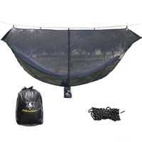 pys Hammock Bug Net - 12' Hammock Mosquito Net Fits All Camping Hammocks, Compact, Lightweight and Fast Easy Set Up, Security from Bugs and Mosquitoes, Essential Camping and Survival Gear