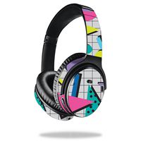 MightySkins Skin Compatible with Bose QuietComfort 35 Headphones - Awesome 80s | Protective, Durable, and Unique Vinyl Decal wrap Cover | Easy to Apply, Remove, and Change Styles | Made in The USA