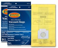 EnviroCare Replacement Vacuum Bags for Kenmore Canister Type C or Q 50555, 50558, 50557 and Panasonic Type C-5 12 pack