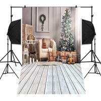 Sunshinehomely-Decor SHL 3x5FT Christmas Backdrop for Photography Wood Plank Photo Background Studio Props (H)