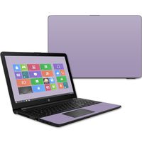 MightySkins Skin Compatible with HP 15t Laptop 15.6" (2017) - Solid Lavender | Protective, Durable, and Unique Vinyl Decal wrap Cover | Easy to Apply, Remove, and Change Styles | Made in The USA