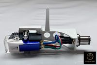 Cartridge and Stylus, needle with mounting bolts And white Headshell for Stanton T120, T60, T80, T90, T62, T92, ST150, T92 usb, ST100, STR8100, STR880, STR890