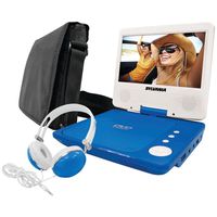 SYLVANIA SDVD7060-COMBO-BLUE 7"" Swivel-Screen Portable DVD Players (Blue) electronic consumer