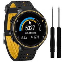 QGHXO Soft Silicone Replacement Watch Band for Garmin Forerunner 235/220/230/620/630/735 Smart Watch (No Tracker, Replacement Bands Only)