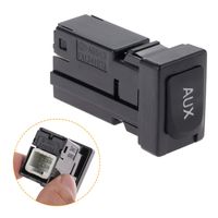 SURIEEN Car Gear Aux Adapter Port Fits for Toyota Camry 08-12 Highlander 10-12 Matrix 09-13,Venza 09-12, Auxiliary Stereo Input, Audio Jack Plug 86190-02020