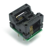 WINGONEER 200-208mils SOP8 to DIP8 IC Socket Adapter Socket OTS-20-1.27-01 for 25xx eeprom Flash