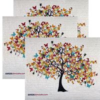 SpringTree Set of 3 Each Swedish Dishcloths | ECO Friendly Absorbent Cleaning Cloth | Reusable Cleaning Wipes