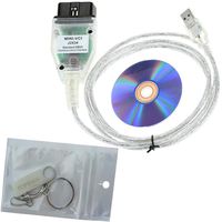 TOPEMAI Mini VCI J2534 Cable for Toyota, Firmware V1.4.1, Software V13.10.019, TIS Techstream OBD2 USB Cable with U Disk CD Driver