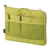 LIHIT LAB Laptop Sleeve, Water & Stain Repellent, Horizontal, Lime Green, 10.2" x 7.9"- Compatible with iPad, Microsoft Surface Go, Samsung Galaxy Tab, Huawei MediaPad, Lenovo Yoga Tab (A7680-6)