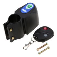 Mengshen Smart Wireless Remote Control Bike Bicycle Alarm Siren Shock Vibration Sensor Cycling Lock Anti-Theft Guard Burglar Alarm MS-Z04