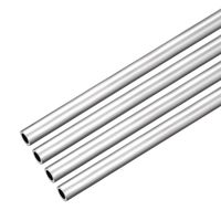 uxcell 4Pcs 6063 Seamless Aluminum Round Straight Tubing Tube 1 Feet Length 0.117 Inches ID 0.273 Inches OD