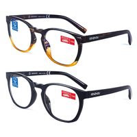 Blue Light Blocking Glasses for Men/Women 2 Pack Computer Reading Glasses (+3.0)