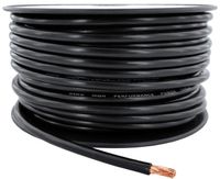 GS Power 8 AWG (American Wire Gauge) Copper Clad Aluminum Primary Cable. for Car Audio Speaker Amplifier Remote Battery 12V Automotive Wiring | 100 Feet Black (Also in Red & Red/Black Bonded)