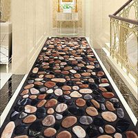 3D Long Carpet Polyester Corridor Carpet Non-slip Water Absorption, Various Sizes, Length Can Be Customized (color : B, Size : 80150cm)