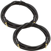 Seismic Audio SA-iE10-2Pack 6-Inches Stage and Studio Patch Cable