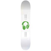 Music Headphones Snowboard Sticker All Weather 6" Vinyl Decal - [Lime Green]