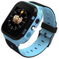 SZBXD Kids Smart Watch Phone, 1.44" GPS Tracker Smartwatch Touch Camera Games Flashlight SOS Alarm Clock Sports Wrist Watch Christmas Birthday Gifts for Girls Boys Children (T09-blue)