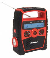 First Alert SFA1180 Portable AM/FM Weather Band Radio with Clock and S.A.M.E. Weather Alert