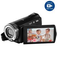 HD Camcorder Video Camera ORDRO 1080P Recorder Digital Camera IR Night Vision Camera Camcorder with Remote Control 16x Digital Zoom and 3.0" TFT LCD Screen