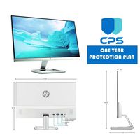 HP 25er 25-in IPS LED Backlit Monitor ED Bundle - $99 Value (Includes: 1 Year Extended CPS Limited Warranty (Renewed)