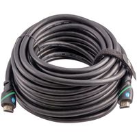 Top Dog Cables - TD-07BKGR45- Premium 45 Foot High Speed HDMI Cable with Ethernet - Black/Green - 3D HD PS3 4 XBOX One 360 DVD TV Blu Ray