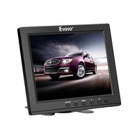 Eyoyo 8 Inch HDMI Monitor 1024x768 Resolution Display Portable 4:3 TFT LCD Mini HD Color Video Screen Support HDMI VGA BNC AV Ypbpr Input for PC CCTV Home Security with Mount
