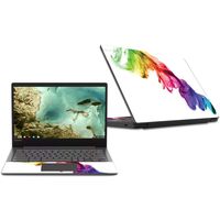 MightySkins Skin Compatible with Lenovo Chromebook S330 (2018) - Rainbow Smoke | Protective, Durable, and Unique Vinyl Decal wrap Cover | Easy to Apply, Remove, and Change Styles | Made in The USA
