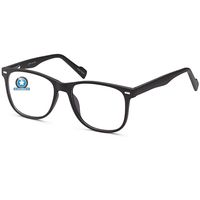 Blue Light Blocking Glasses for Computer Use, Anti Eyestrain, UV and Anti Reflective Lens, Lightweight Designer Frame Eyeglasses, Gaming Glasses, Vegan Leather Case, for Men and Women