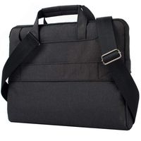 15 inch Laptop Shoulder Bag,Jennyfly Men 360° Protective Laptop Bag Business Handbag Briefcase with Shoulder Strap Anti-Scratch Handbag Cover with Handle for 15-15.4 inch Laptop MacBook Tablet - Black