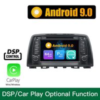 Android 9.0 Octa Core 4G Ram 64GB ROM Autoradio GPS Navigation Steering Wheel Control DVD Multimedia Player Headunit Stereo Mirror Link WiFi (Carplay/DSP-Optional) for Mazda CX-5 2013 2014