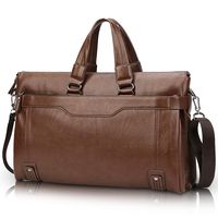 Vinyl Leather Laptop Bag or Messenger Bag for Men