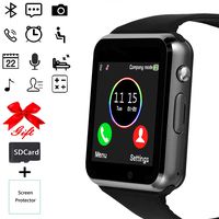 Smart Watch, Bluetooth Smartwatch with SIM SD Card Slot Call Message Camera Music Play Pedometer Smart Watches Compatible with Android and iOS (Partial Functions) Women Men Kids Boys Girls