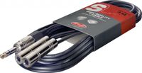 Stagg 10ft. Y Cable - Stereo Phone Plug / 2 x Phone Jack