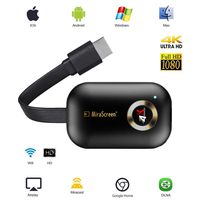 4K HDMI Wireless Display Receiver HD, Portable TV Display Adapter Airplay DLNA TV Stick for Android/Mac/iOS, Mini WiFi Display Receiver Share 1080P HD Video Audio/Picture/Live Camera/Music fro