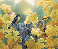 Hi-Look Microfiber Cleaning Cloth, bird design - Harvest Time - Swallow