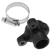 Water Hose Fitting 11537541992/11537544638 for BMW N54 N53 N52 w/Clamp