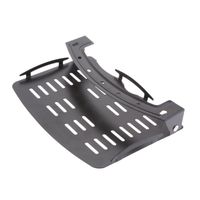 Wall Mount Above Below Under TV Steel Bracket Component Shelf Stand for Cable DVD DVR PS4 Xbox Media Players Black