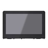 LCDOLED 11.6 inch WXGA 1366x768 LED LCD Display Touch Screen Digitizer Assembly + Bezel for HP X360 11-ab 11-ab000 Series with Touch Control Board