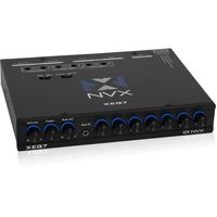 NVX 7-Band Graphic Stereo Equalizer 1/2 DIN with Dual Aux Input and Sub Control [XEQ7]