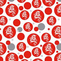 GRAPHICS & MORE Tribal Dragon Asian Premium Gift Wrap Wrapping Paper Roll