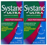 Systane Ultra Lubricant Eye Drops-0.338 oz, 10mL, 2 pack
