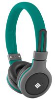 Polaroid PHP120GR Canvas Headphones With Mic, Noise Isolation Green