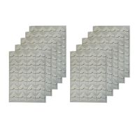 LINKEDWIN Photo Mounting Corner Stickers with Self Adhesive, Scrapbooking Photo Album Accessories - 10 Sheets/Pack (White)