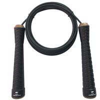 YZLSPORTS Professional Adjustable Steel Wire Jump Rope with Carrying Pouch by Fitness Factor Ergonomic,Durable,Easy to Adjust Premium Jump Rope All Heights and Skill Levels,Black Gold