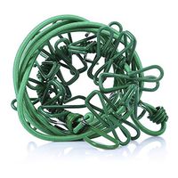 Ohomr Outdoor Camping Travel Windproof Stretchy Clothesline with 12 Clamp ClipsSuit for Gym,Golf, Yoga, Camping, Hiking & All Sports