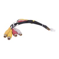 KENWOOD DNX-7180 DNX-7190HD DNX-9990HD OEM GENUINE AV IN/ AV OUT/ REAR VIEW CAMERA RCA HARNESS
